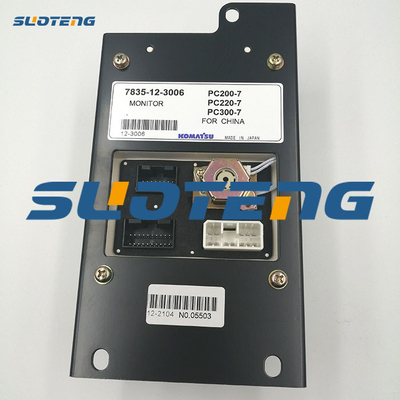 PC200-7 PC300-7 굴삭기 7835123006을 위한 7835-12-3006 굴삭기 디스플레이 패널